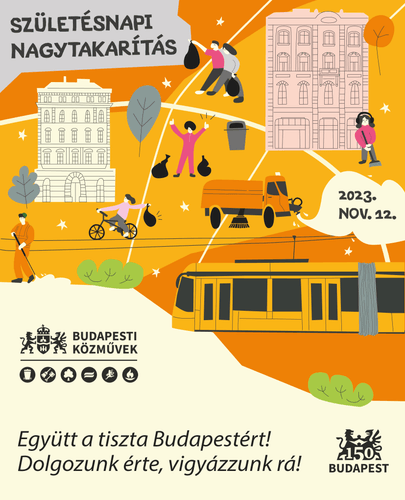 Együtt a tiszta Budapestért! kreatív